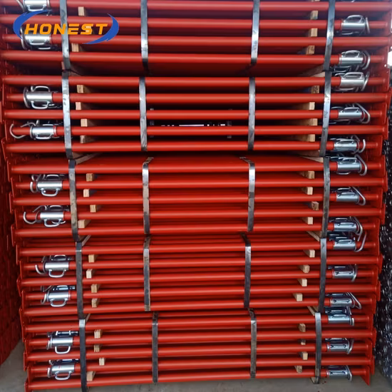 Precio de gatos de apoyo de andamio de acero ajustable galvanizado de suministro directo de fábrica barato