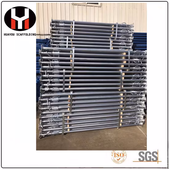 Los apoyos del andamio PPGI acanalaron la hoja de acero galvanizada de la techumbre